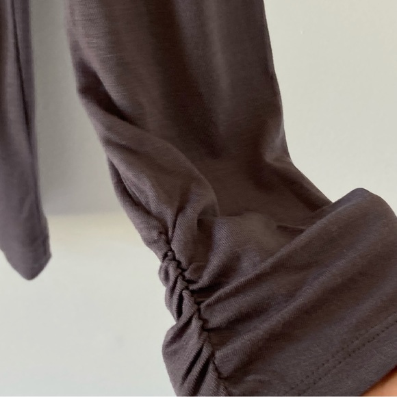 BNWT Mint Velvet Women's Relaxed Floaty Fit Charcoal Grey Blouse Uk Size 16 - Picture 8 of 16